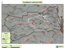 This map shows the fire's perimeter and blocked roads from the Fourmile Canyon Fire near Boulder, Colorado. [Map courtesy of the Boulder Emergency Operations Center]