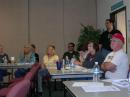 The Operator's Training Class students, from left to right: Ruth Wechsler, KI6PEJ; Venessa Volyles; Lavonne Laoureaux, K6LAV; Ken Miller, KF6JRE; Austin Ervin; Gail Wright; Todd Root, KE6GCV, and Larry Wright, KI6PEF.