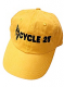 Our casual, faded golden yellow Cycle 25 hat is sure to be a warm-weather favorite! Embroidered in black.